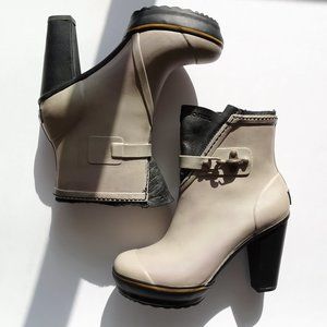 Sorel Grey Rubber Heel Boot